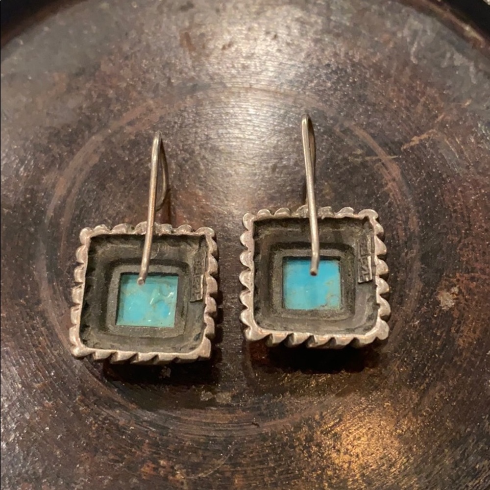 Turquoise earrings - Picture 5 of 6